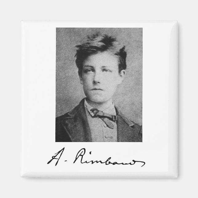 Arthur Rimbaud Magnet (Framsidan)