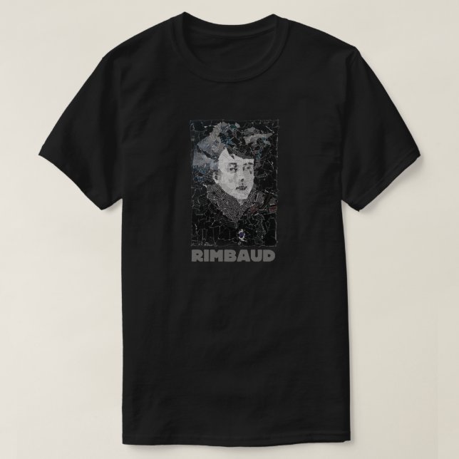 Arthur Rimbaud T-shirt (Design framsida)