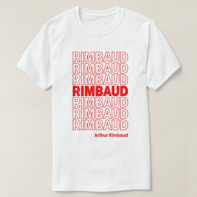 Arthur Rimbaud T Shirt (Design framsida)