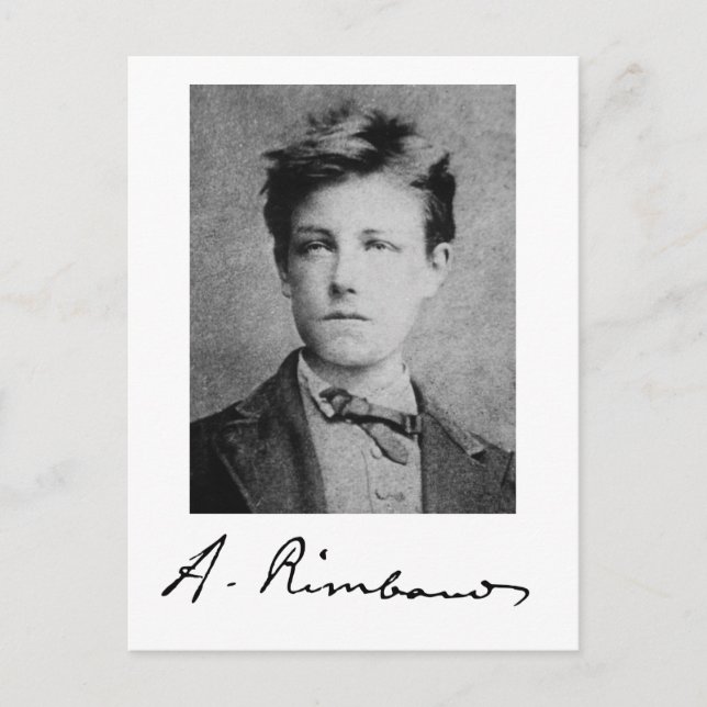 Arthur Rimbaud Vykort (Framsida)