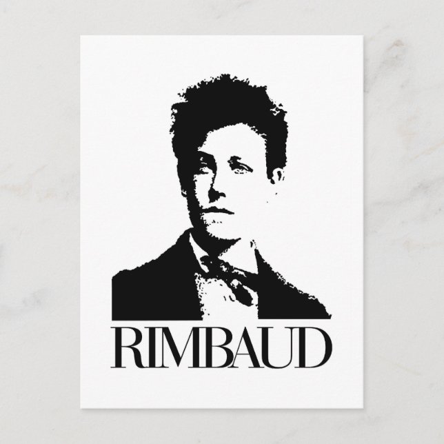 Arthur Rimbaud Vykort (Framsida)