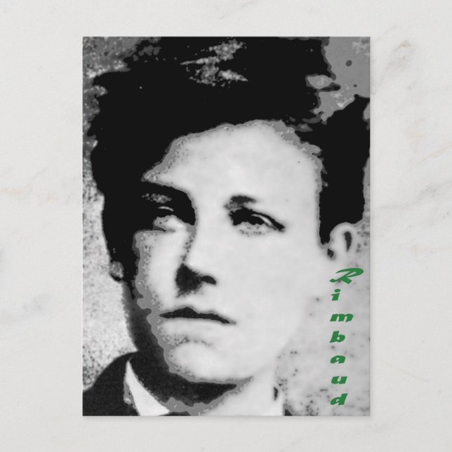 Arthur Rimbaud Vykort (Framsida)