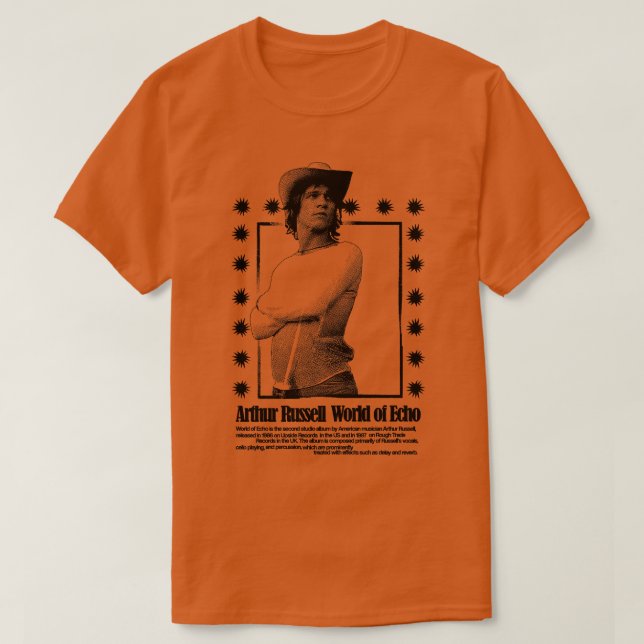 Arthur Russell World of Echo T Shirt (Design framsida)