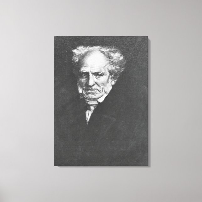 Arthur Schopenhauer Canvastryck (Framsida)