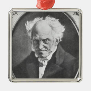 Arthur Schopenhauer Julgransprydnad Metall