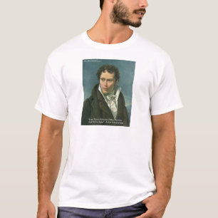 Arthur Schopenhauer "Nationer driver gäck" Citatpr Tee Shirt