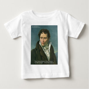 Arthur Schopenhauer "Nationer driver med" Citatpre Tee Shirt