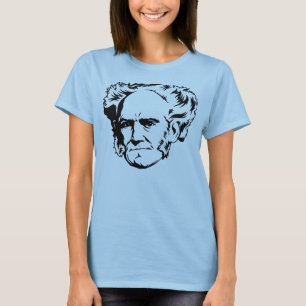 Arthur Schopenhauer porträtt T-shirt