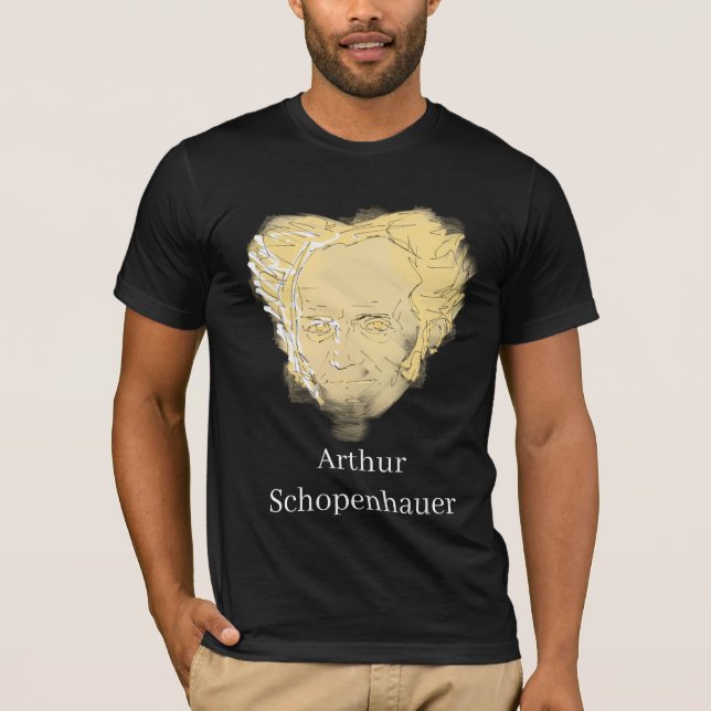 Arthur Schopenhauer T Shirt (Framsida)