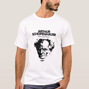 Arthur Schopenhauer vitT-tröja T-shirt