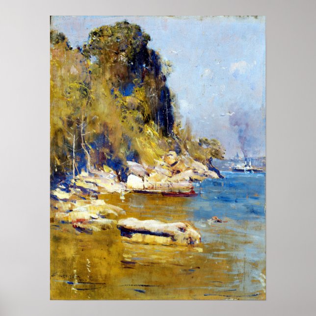 Arthur Streeton från mitt läger (Sirius Cove) Poster (Framsidan)