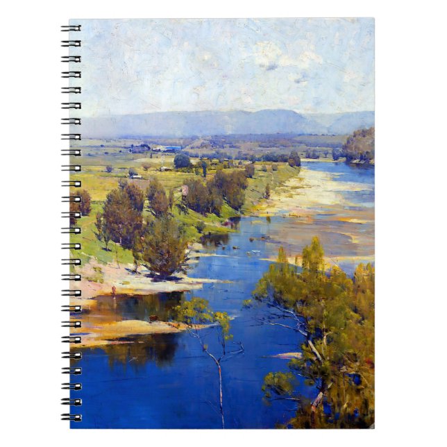 Arthur Streeton Lila Noons Transparent kan Anteckningsbok (Framsidan)