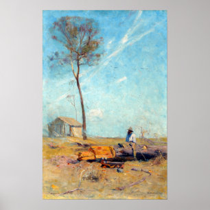 Arthur Streeton Väljarens Hut Whelan Poster