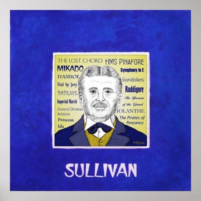 Arthur Sullivan print Poster (Framsidan)