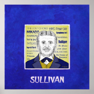 Arthur Sullivan tryck