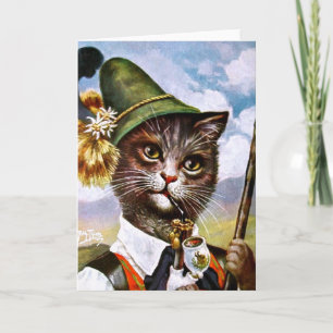 Arthur Thiele - Bavarian Alpernas Cat Kort