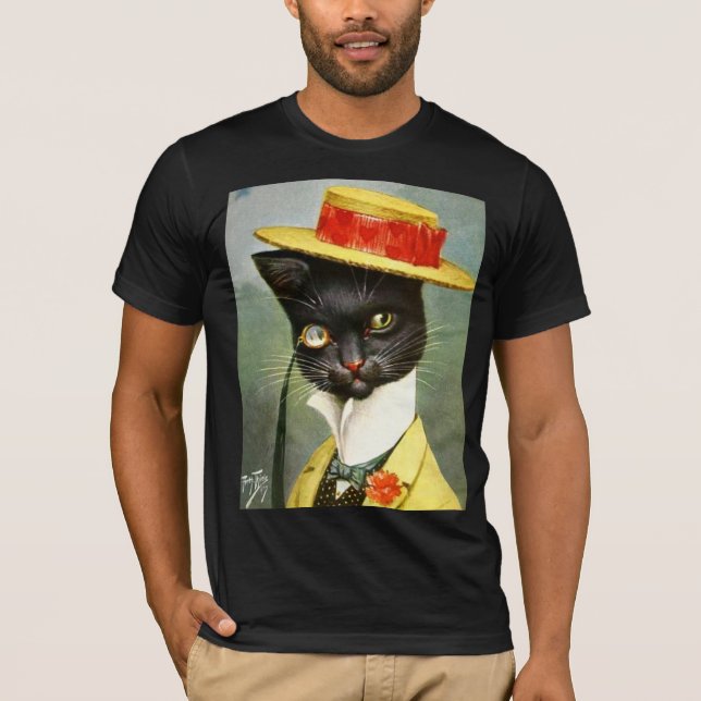 Arthur Thiele - Herr katt Tee Shirt (Framsida)