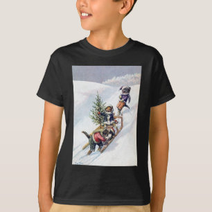 Arthur Thiele - katter kommer med hem en julgran T Shirt