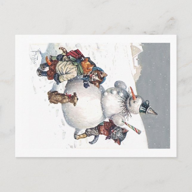 Arthur Thiele - Kittens Play Gömmer och Seek Vykort (Framsida)