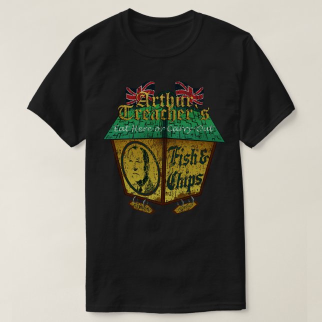 Arthur Treacher Fish Chip 1969 T Shirt (Design framsida)