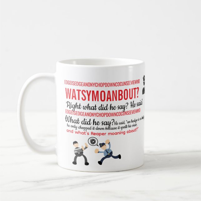 Arthur Webley MUG Hot Fuzz Kaffemugg (Vänster)