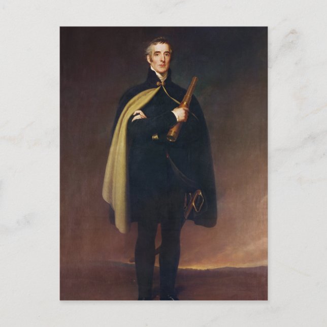 Arthur Wellesley hertig av Wellington Vykort (Framsida)