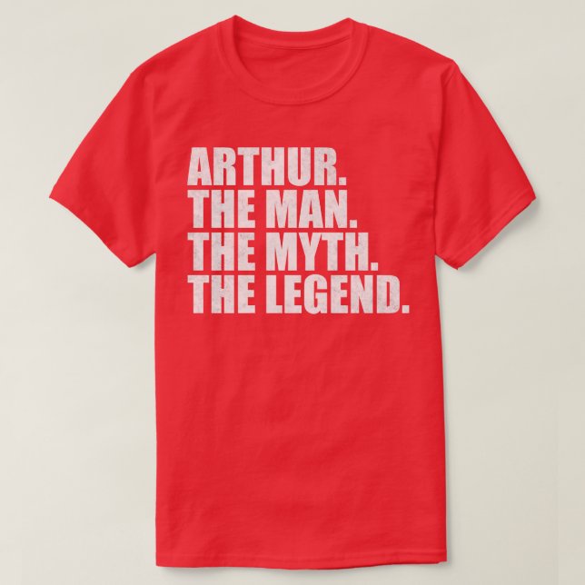 ArthurArthur Namn Arthur gav namn T Shirt (Design framsida)