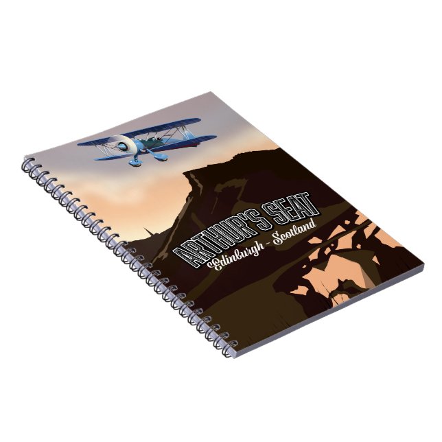 Arthur's Seat Edinburgh Scotland Anteckningsbok (Högra Sidan)