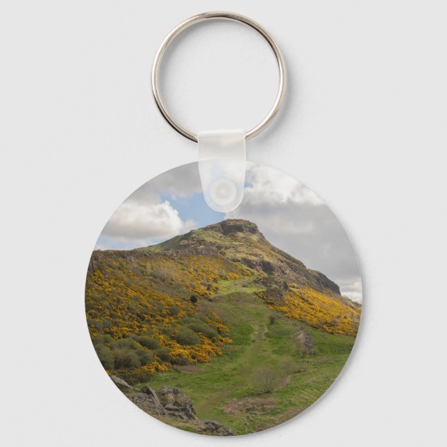 Arthur's Seat, Edinburgh Skottland Nyckelring (Framsida)