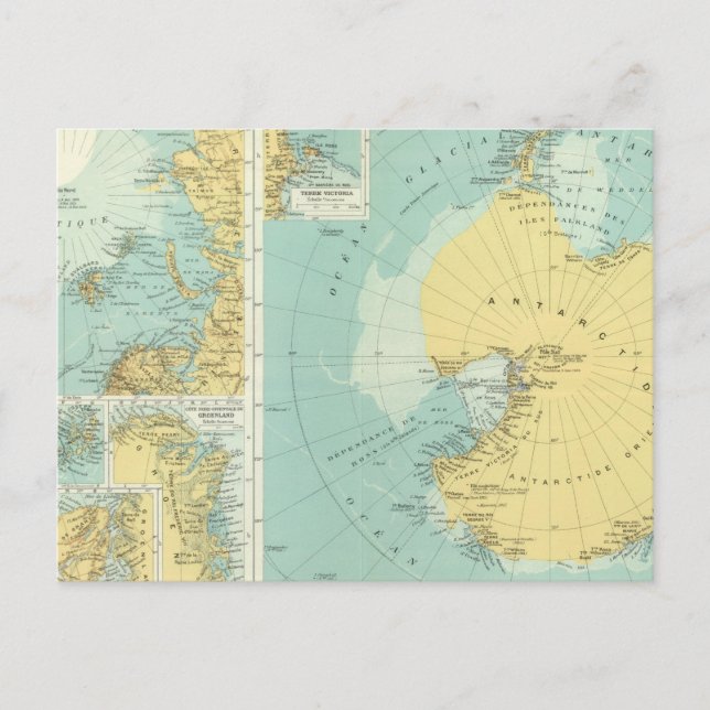 Artic, Antarctica Vykort (Framsida)