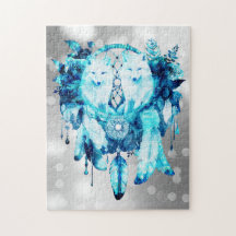 Artic Fox Dreamcatcher Ice Blue-Blommigt
