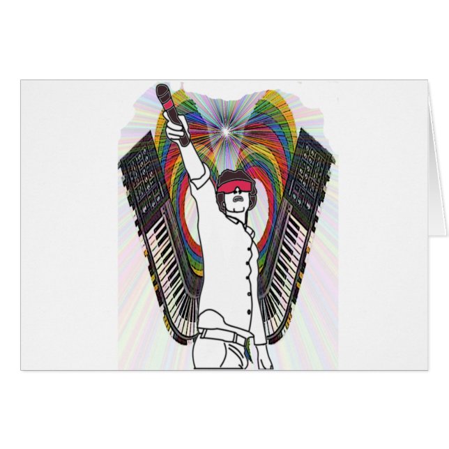 Artic universum hälsningskort (Framsidan Horizontal)