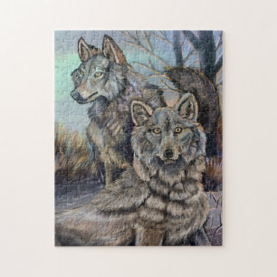Artic Vargs Wintery Jigszle Puzzle Pussel