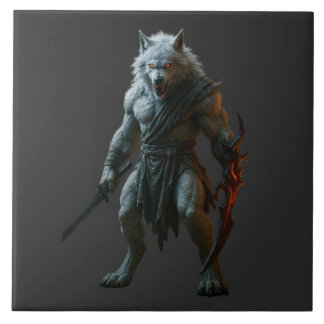 Artic Werewolf Kakelplatta