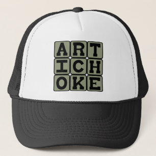 Artichocke, gammal grönsak truckerkeps