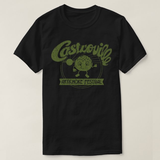 Artichoke Castroville Artichoke Festival 1959 T Shirt (Design framsida)