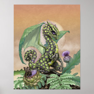 Artichoke Dragon 11x14 (4x6 och uppåt) Poster