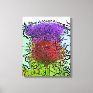 ARTICHOKE FLOWER CANVASTRYCK