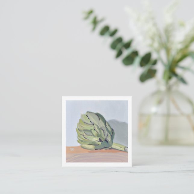 Artichoke Hello Life Anteckningskort (Stående Fram)