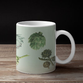 Artichoke Modern Vintage Vegetable Kaffemugg