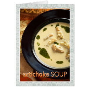 Artichoke Soppa Recipe Hälsningskort