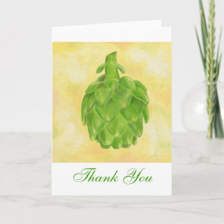 Artichoke Tack notecard Kort