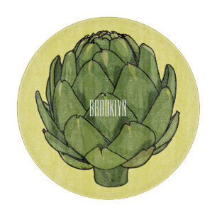 Artichoke-tecknad, illustration