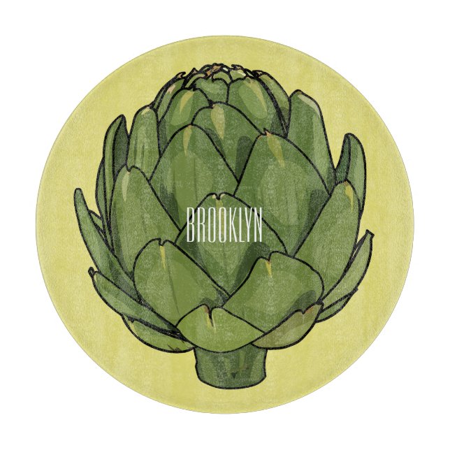 Artichoke-tecknad, illustration (Framsidan)