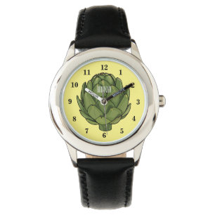 Artichoke-tecknad, illustration armbandsur