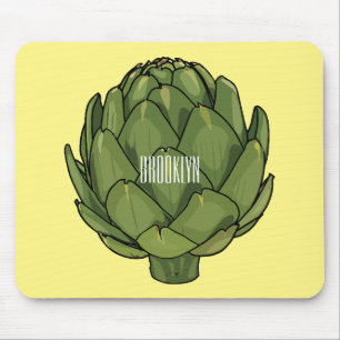 Artichoke-tecknad, illustration musmatta