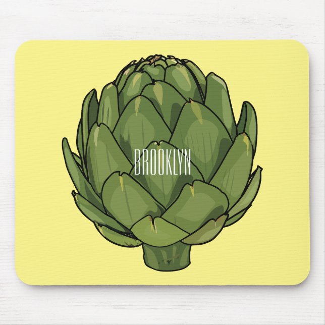 Artichoke-tecknad, illustration musmatta (Framsidan)