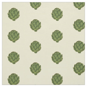 Artichoke-tecknad, illustration tyg
