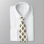Artichoke Vegetable Mönster Neck Tie Slips<br><div class="desc">Vitaktig tid med vattenfärgad illustration av kronärtskockor.</div>