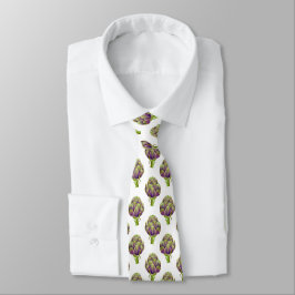 Artichoke Vegetable Mönster Neck Tie Slips
